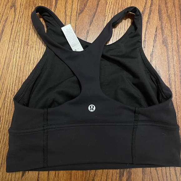 Lululemon black high neck sports bra size 6 - Picture 2 of 3